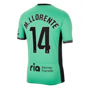 Atletico Madrid Marcos Llorente #14 Rezervni Dres 2023-24 Kratak Rukavima